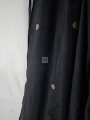 Elegant Bengal Cotton Black Base Saree – Handwoven Comfort & Style