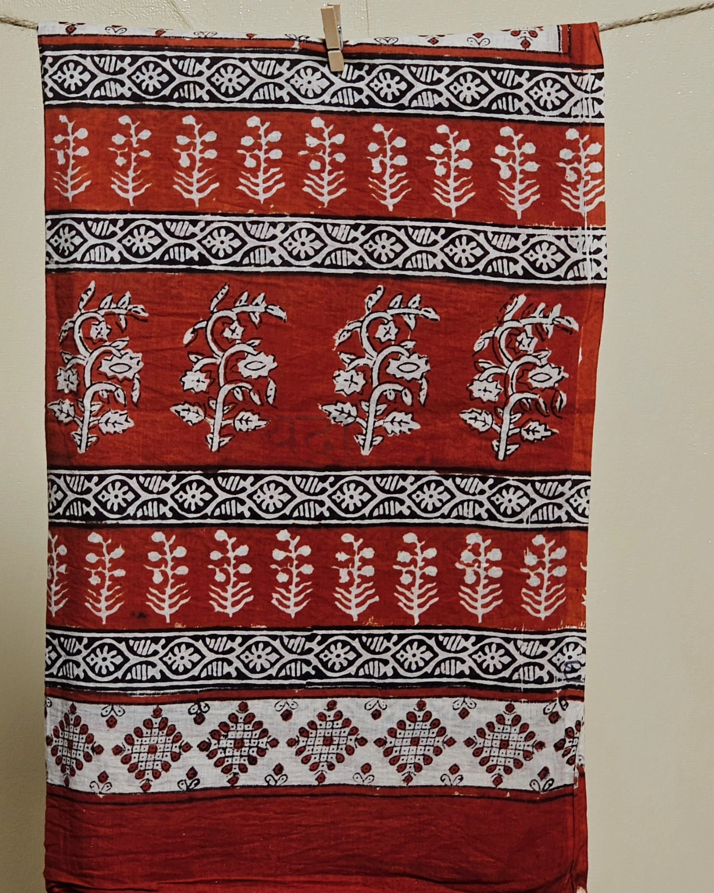 Dabu Handblocked Dupattas – Pure Cotton Fabric, Traditional Art