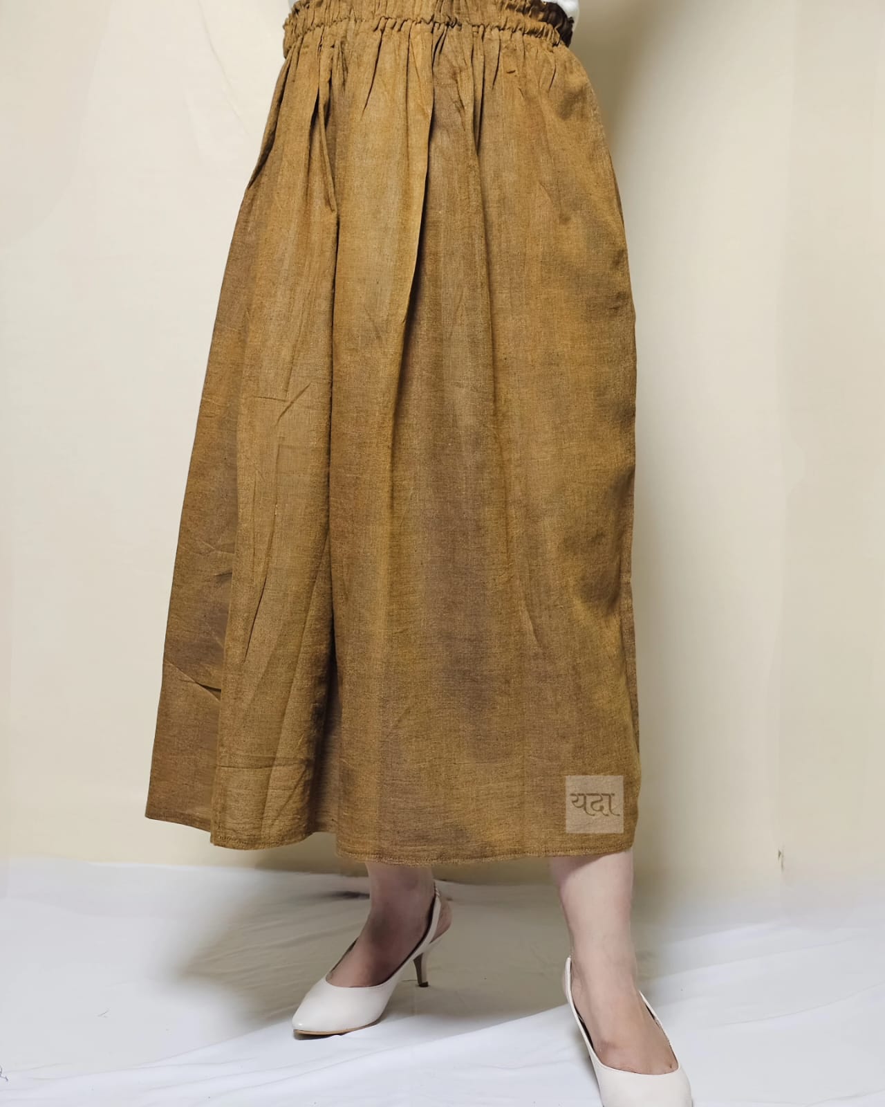 Mustard Cotton Skirt – Stylish & Comfortable for Every Occasion
