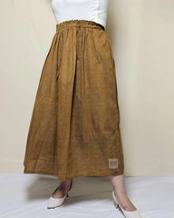 Mustard Cotton Skirt – Stylish & Comfortable for Every Occasion